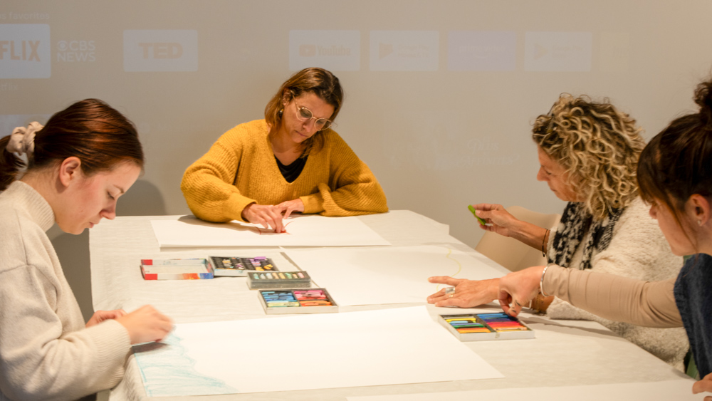 Atelier-collectif_Arbre-de-vie_femmes_art-therapie évolutive_dessin_bien-être