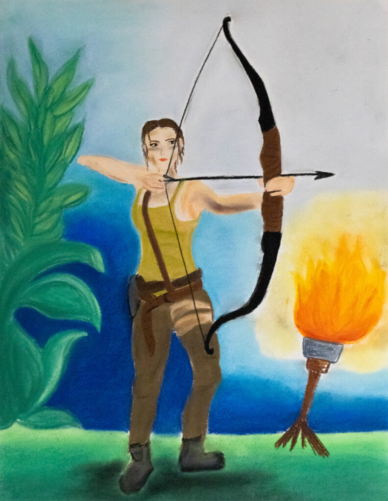 Subpersonnalite_Aventuriere_feu_Catharsis_art-therapie-evolutive_dessin